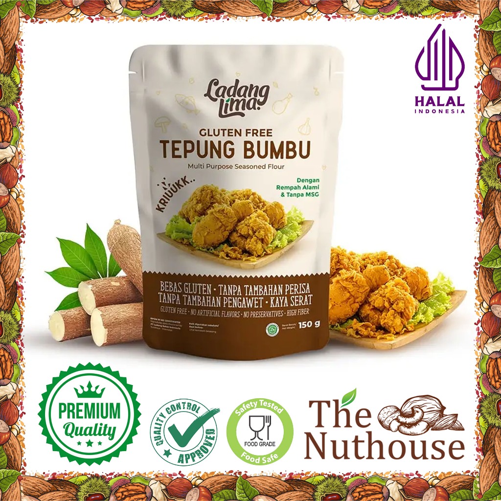 

Ladang Lima Tepung Bumbu Serbaguna / Gluten Free Flour 150gr [HALAL]