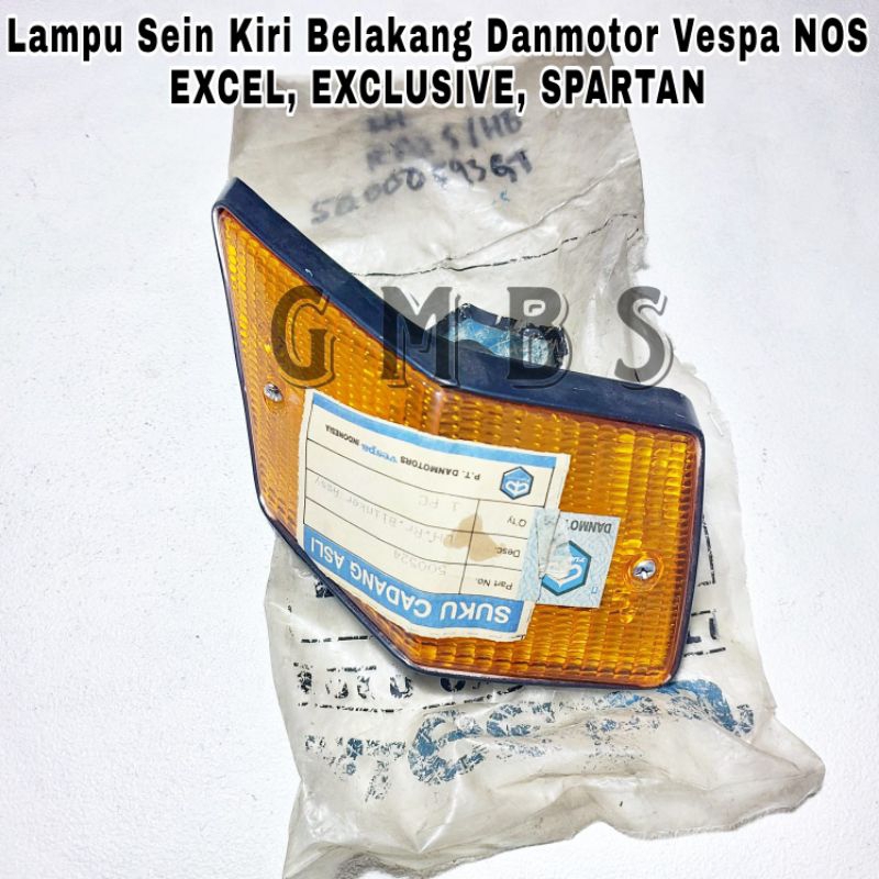Lampu Sein Kiri Original Danmotor Vespa Excel Exclusive