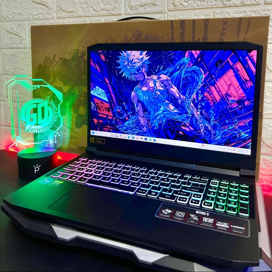 Acer Nitro 5 AN515 Predator Gaming Desain Laptop RTX 3080 IPS 144 Hz || not LOQ LEGION 5 Omen Victus