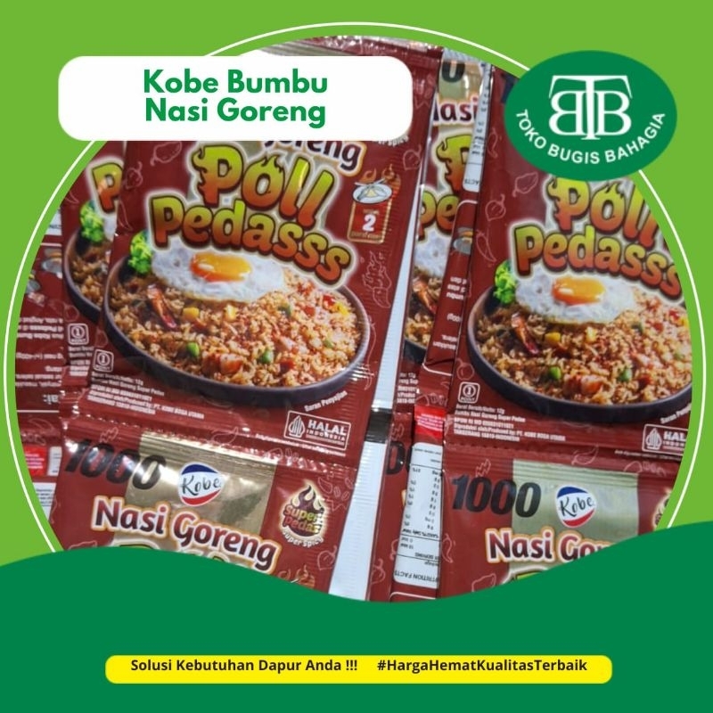 

Kobe Bumbu Nasi Goreng Poll Pedas, Murah Makassar