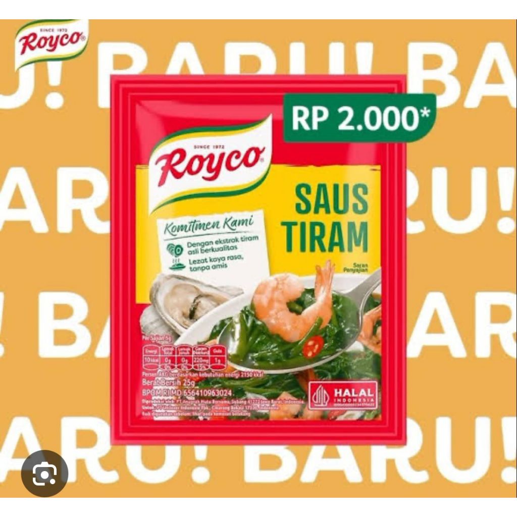 

ROYKO SAUS TIRAM TULISAN 2000 ISI 10