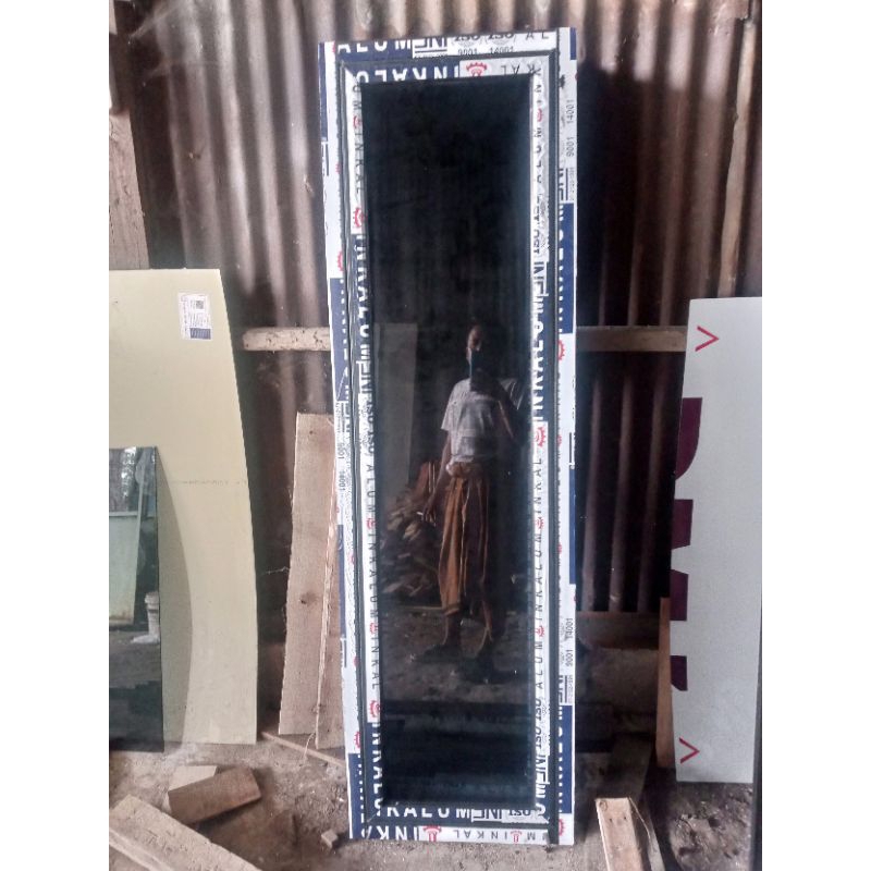 kusen jendela lengkap T150 × L40 gratis picking kayu