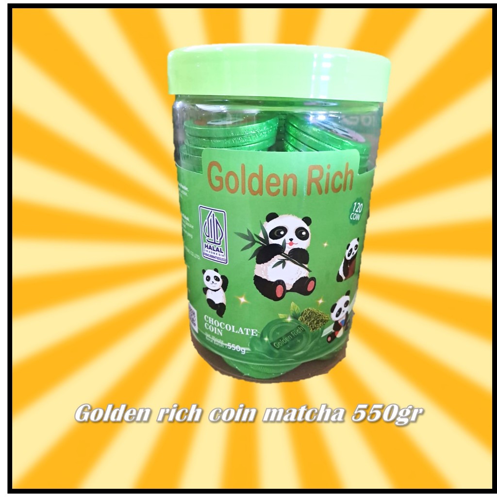 

Golden rich coin matcha 550gr