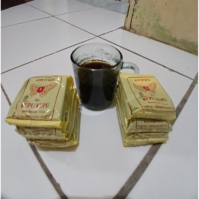 

10pcs kopi hitam cap kupu kupu / kopi kupu kupu / kopi hitam / kopi robusta /kopi pahit