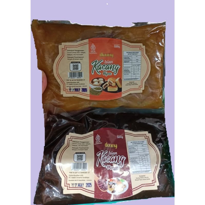 

Donny selai kacang merah / Kacang hijau 500gr