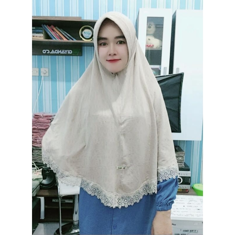 264 HIJAB JUMBO PED RENDA JERSEY CORAK By SN Hijab