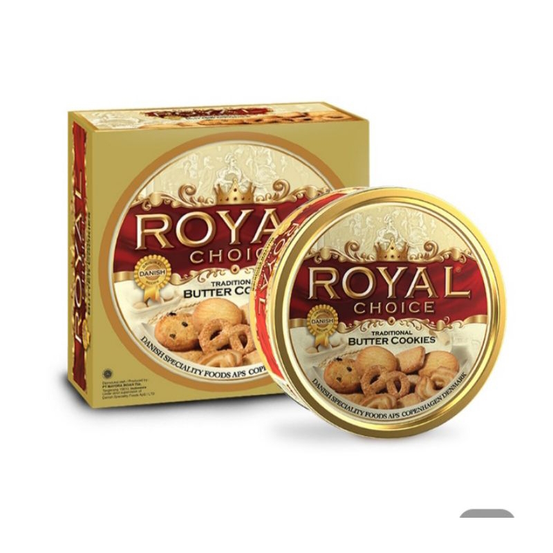 

Royal choice butter cookies kaleng 480gr