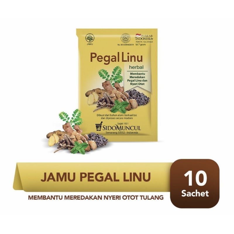 

Sido Muncul Jamu Serbuk Pegal Linu Nyeri Otot Tulang Lelah Bekerja ( 1pack isi 10 sachet)