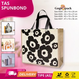 

Tas Belanja / Tas Spunbond / Goodie Bag Spunbond / Spoundbond Bag / Tas Belanja Spunbond Model Kotak Box Kantong Kain Souvenir /Goodie Bag /Spunbond Motif /Tas Spunbond Motif /Tas Belanja AS05-AS07