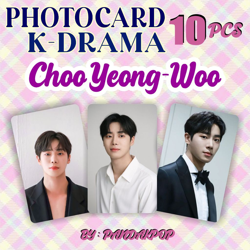 photocard drakor k-drama PREMIUM 10pcs choo yeong woo