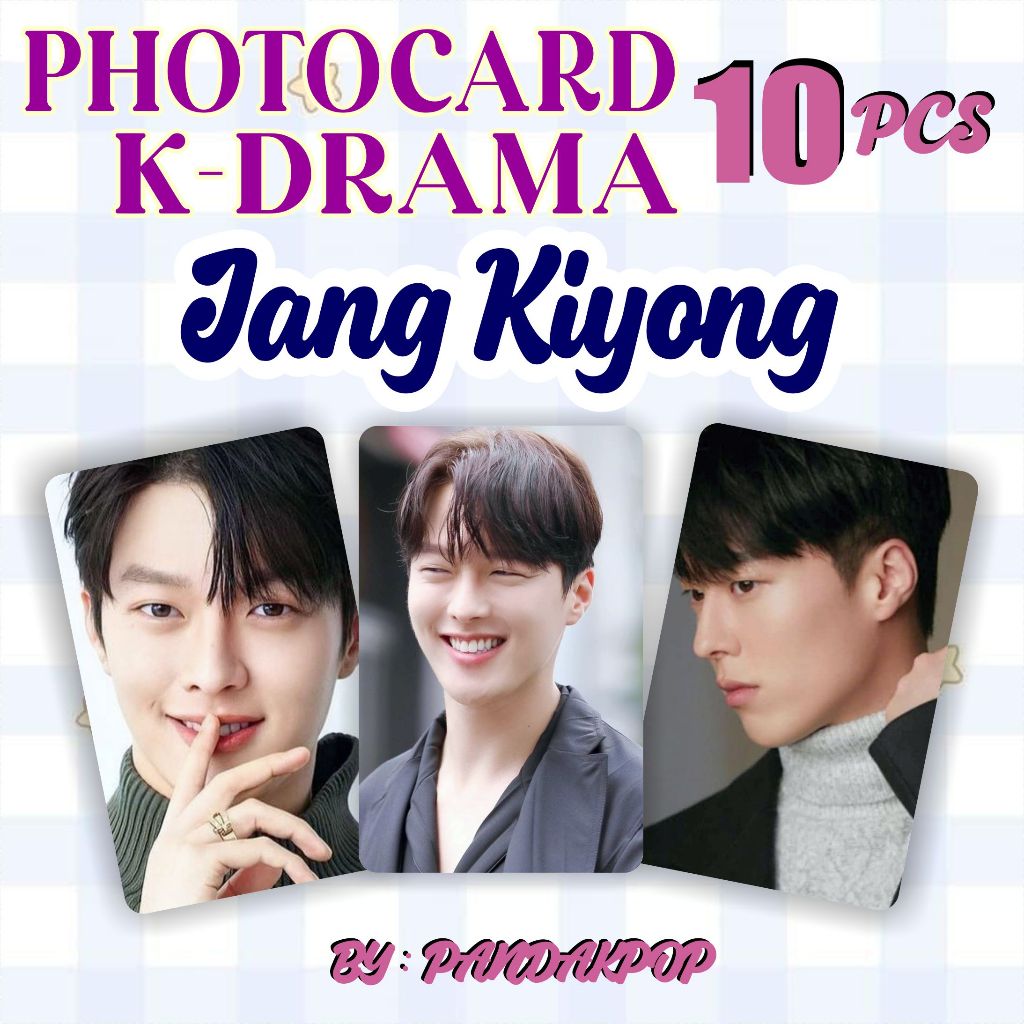 photocard drakor k-drama PREMIUM 10pcs jang kiyong