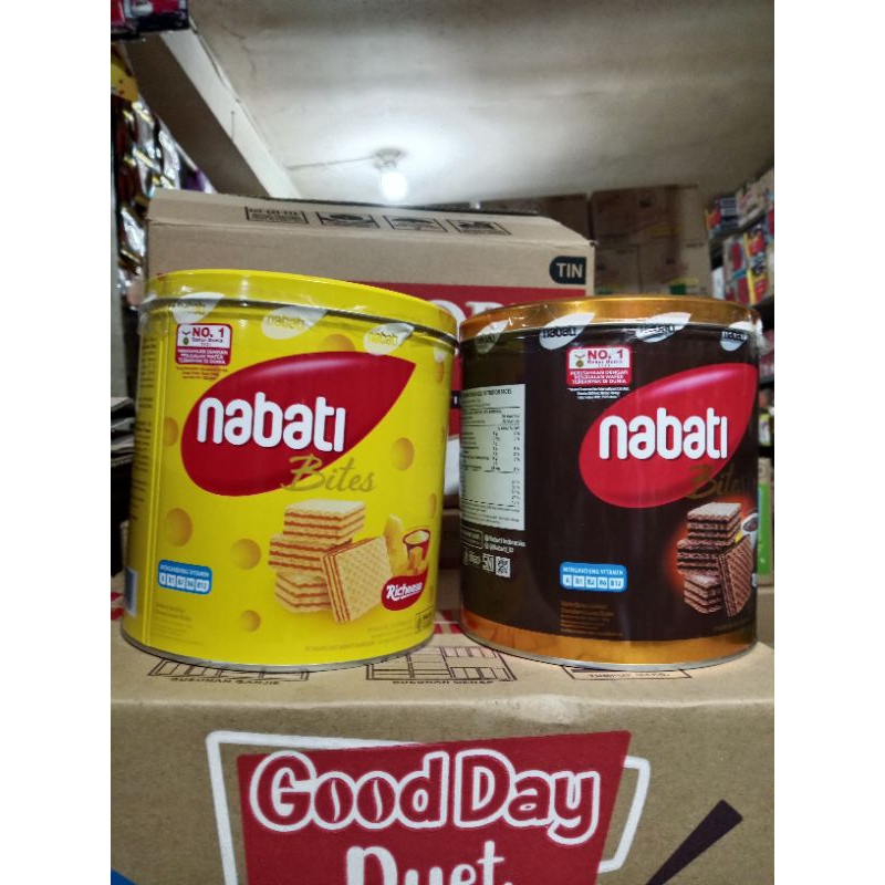 

Nabati Bites wafer Kaleng keju coklat @240g