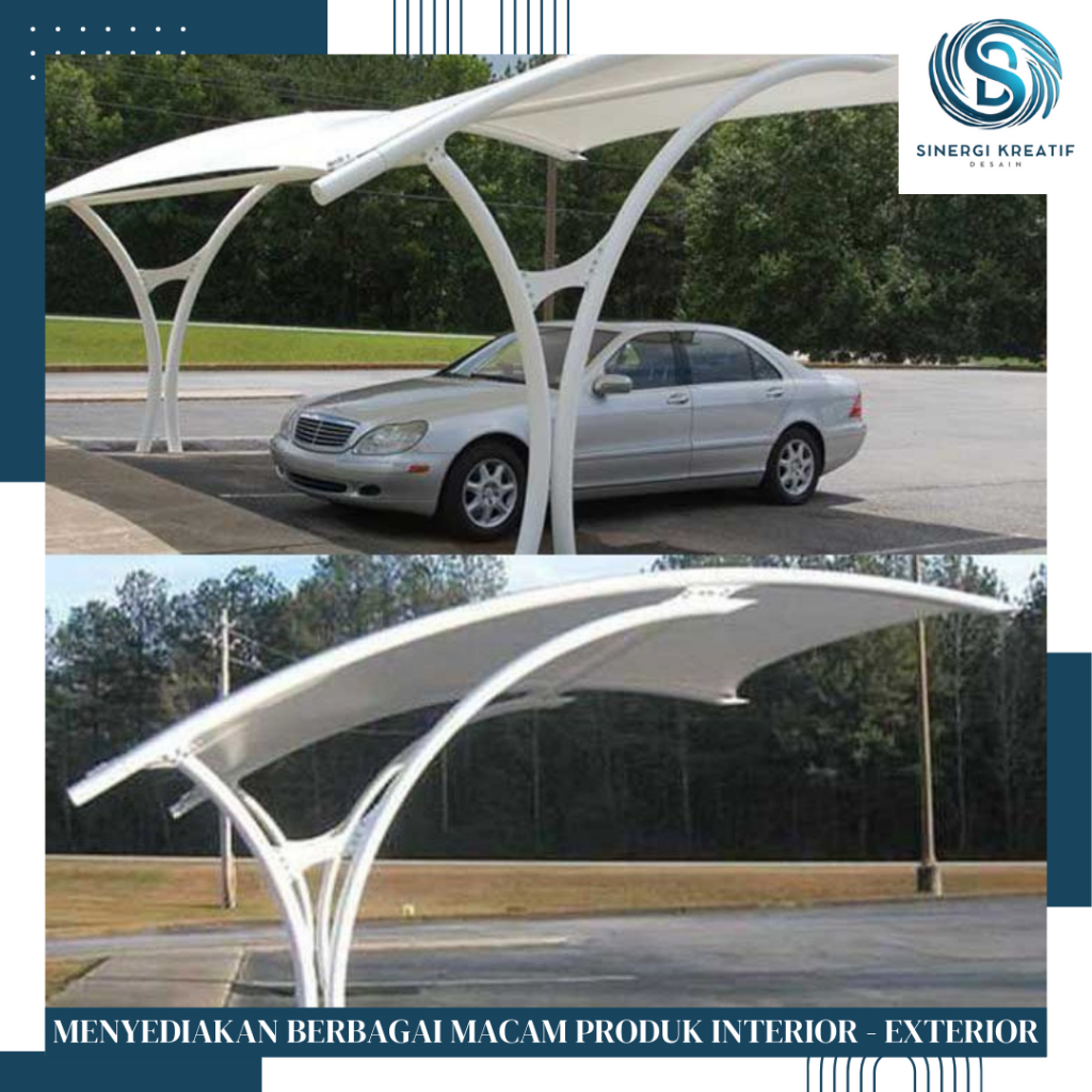 Carport/Kanopi membrane atap minimalis / Pasang kanopi Bintaro/Pamulang/BSD