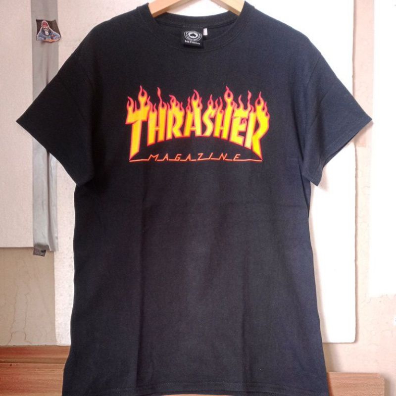 THRASHER skateboarding t-shirt built up size M second original