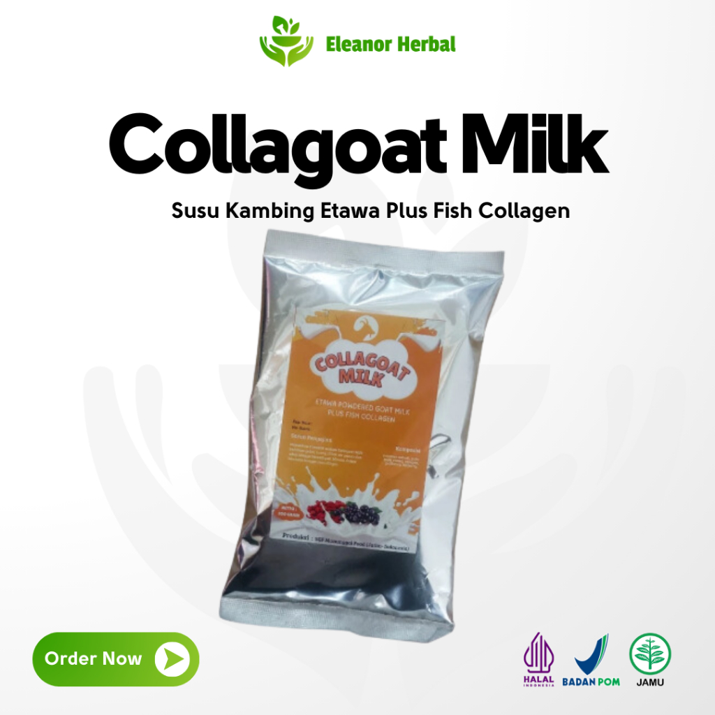 

Susu Kambing Etawa Collagoat Milk Plus Fist Collagen Etawa Powderred