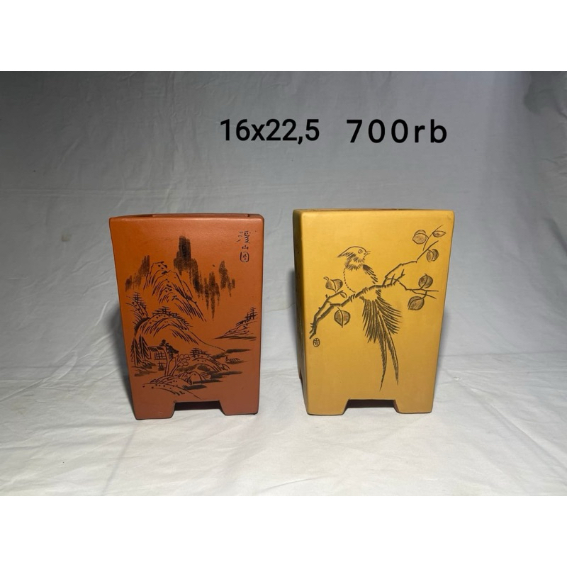 pot keramik bonsai import premium