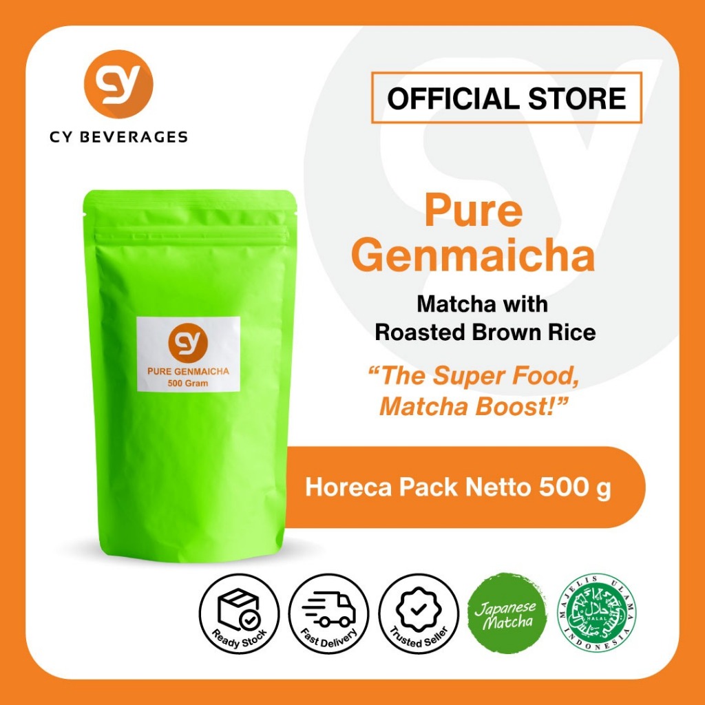

CY Pure Matcha with Roasted Brown Rice - Pure Genmaicha 500g