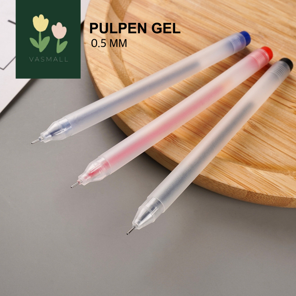 

VASMALL - PULPEN GEL 0.5MM | PENA GEL | BOLPOIN TINTA GEL | GEL PEN