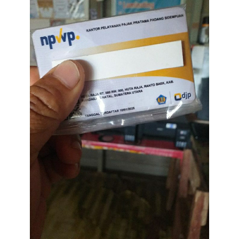 

kartu NPWP