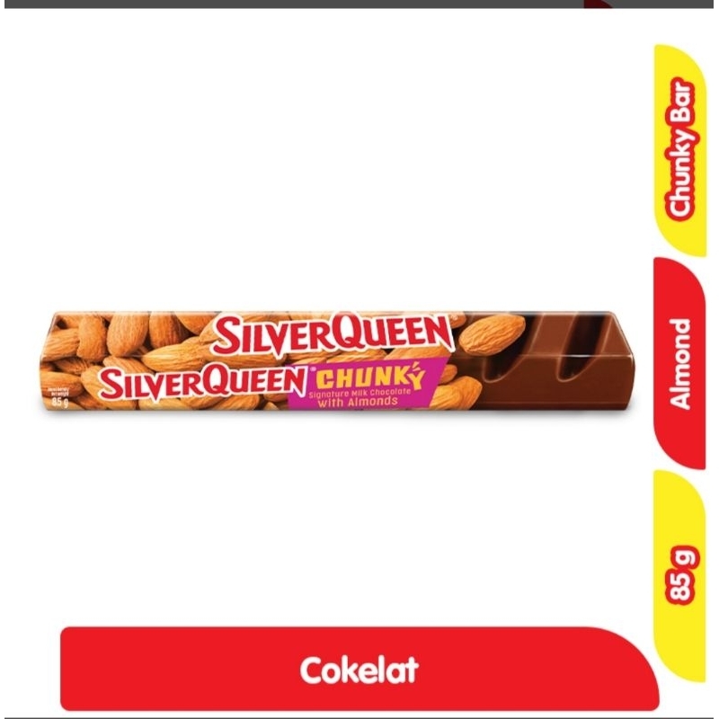 

SilverQueen Chunky Bar Chocolate Almond 85 g