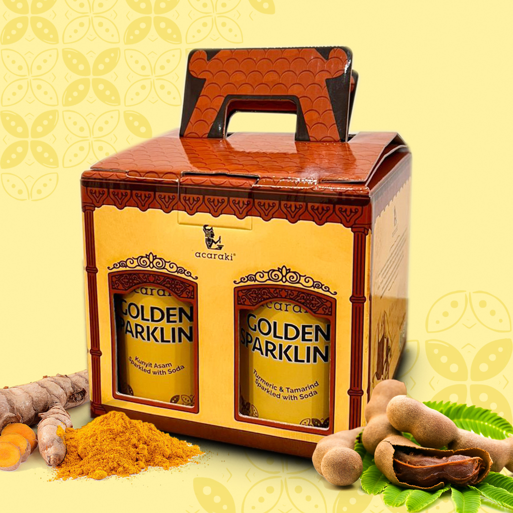

Paket Acaraki Golden Sparkling isi 4 pcs 320ml - Kunyit Asem with Soda