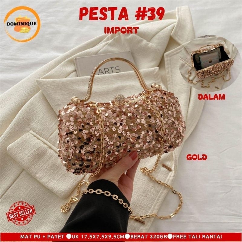 TAS KONDANGAN TAS PESTA IMPORT WANITA BAHAN SINTESIS PAYET MEWAH FREE TALI RANTAI BISA DISELEMPANG