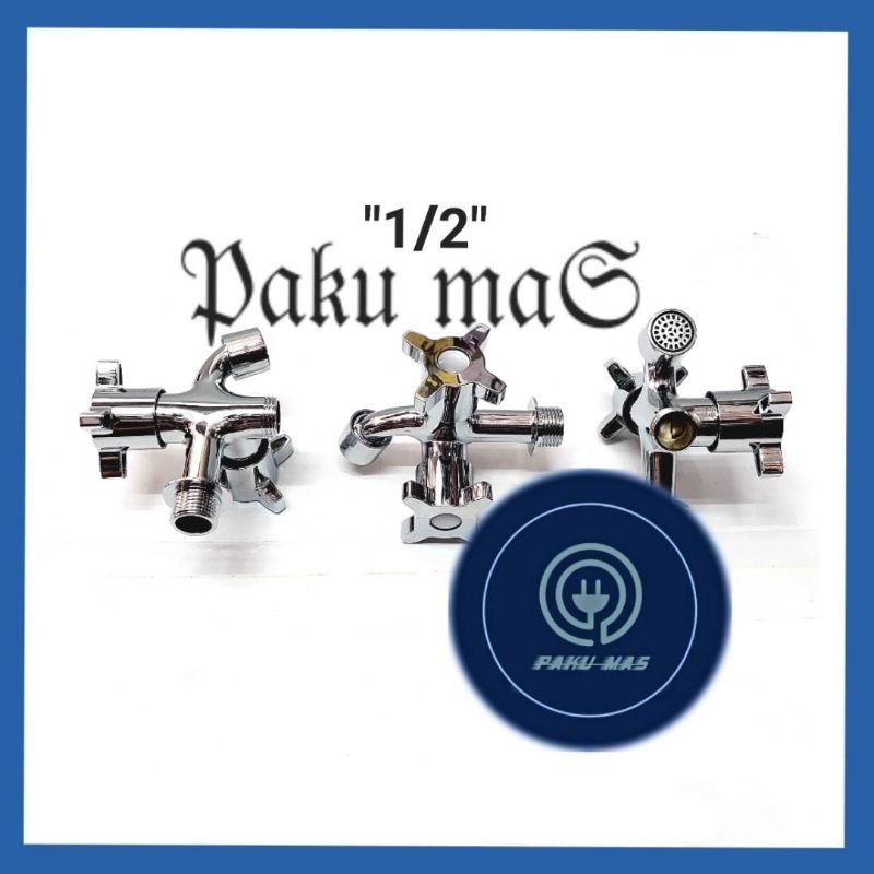 Kran cabang serbaguna kran shower stopkran shower kran mesin cuci