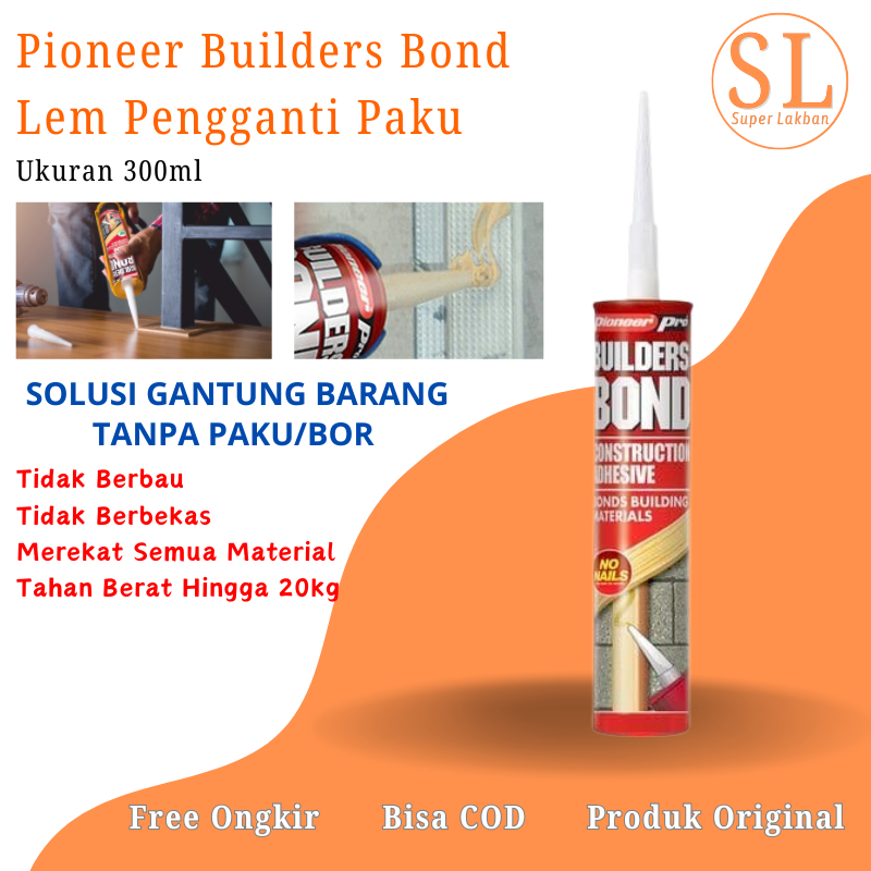 

ucl_gramari - lem pengganti paku pioneer builders bond - merekat semua material