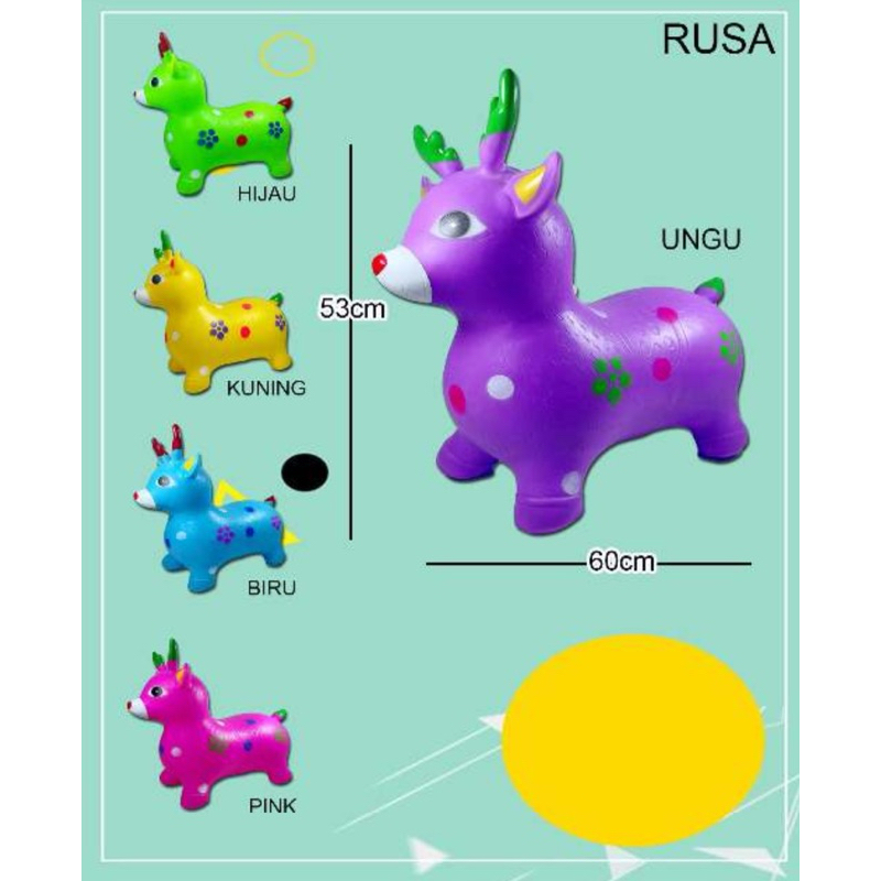 Animal Jumping Karakter Rusa