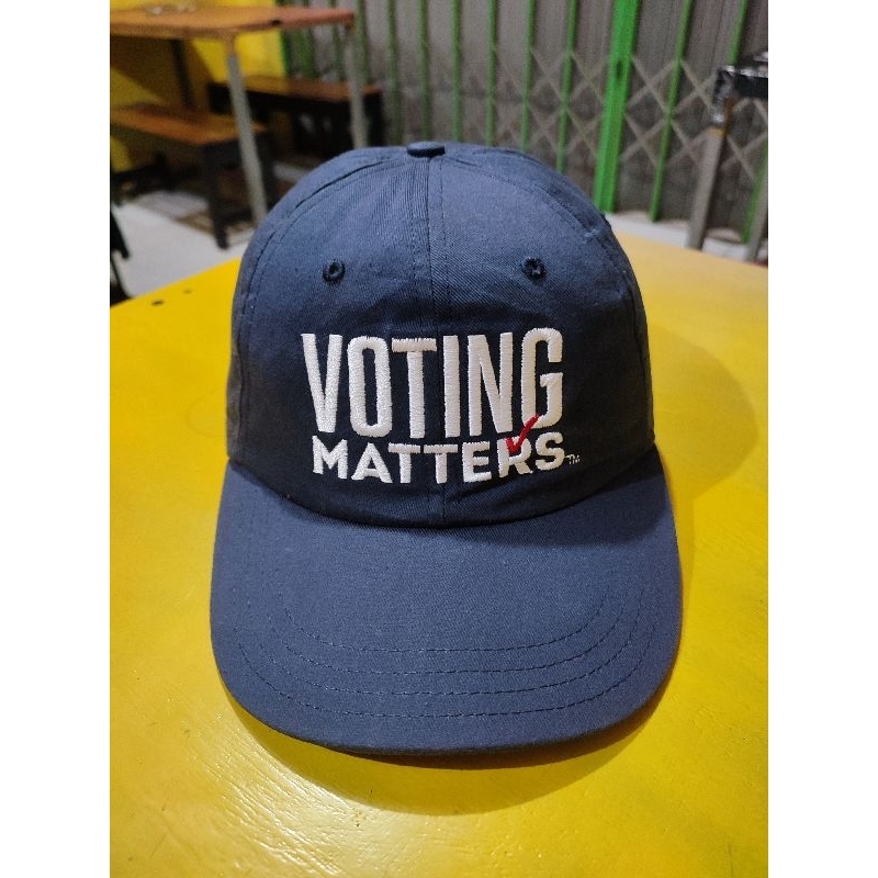 Topi Snapback Caps Unionwear Voting Matters USA Navy