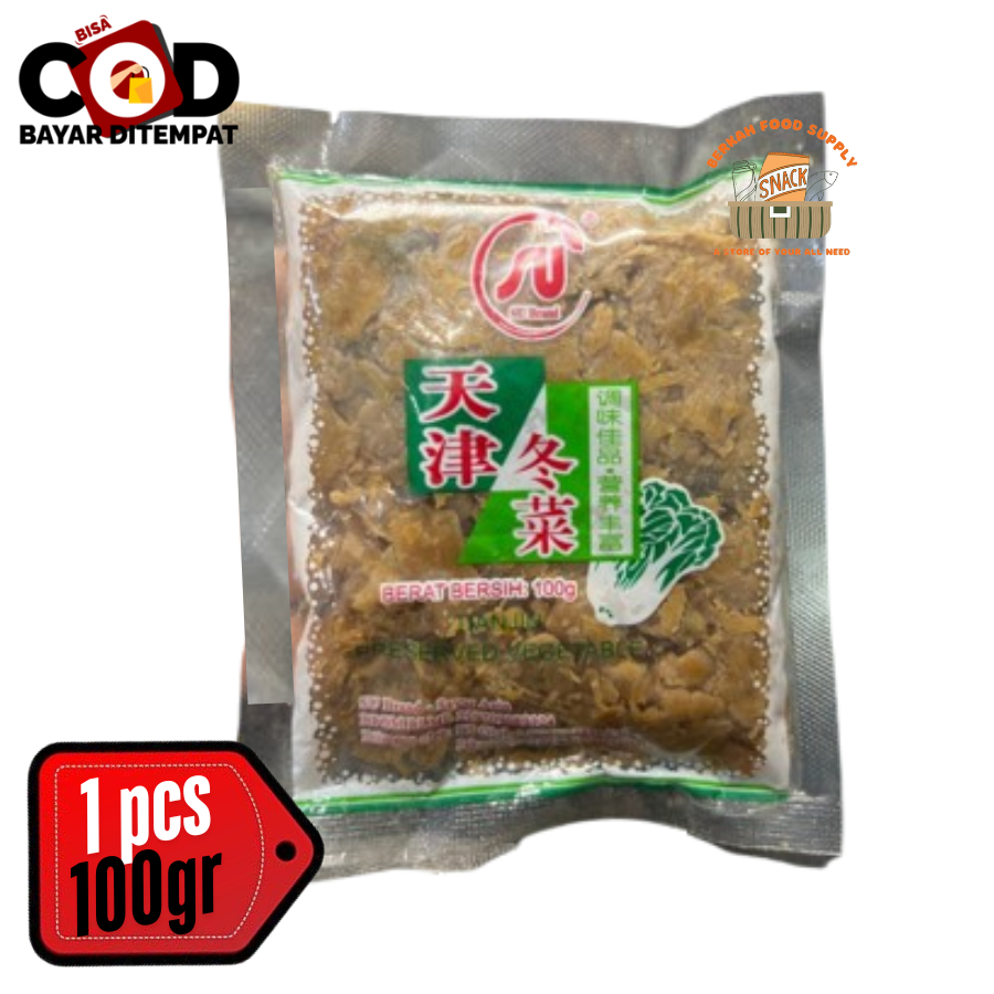 

[ BERKAH ] Sayur Asin Tongcai SU Brand 100gr Sayur Asin Dongcai Tong Cai Sawi Asin Tong Cai Preserved Vegetable