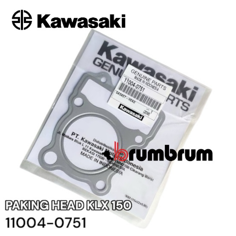 PAKING HEAD KLX 150 / GASKET HEAD KLX 150 11004-0751