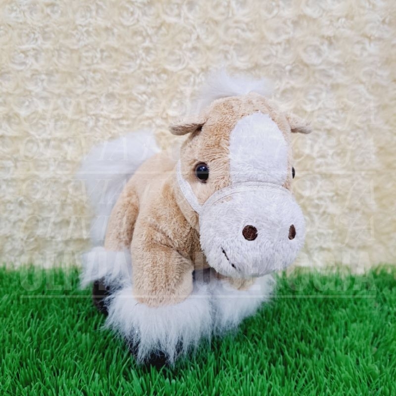 Boneka Horse Coklat Boneka Kuda Bulu Bling Boneka Kuda Cute