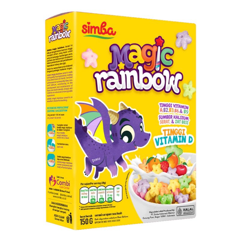 

Simba Magic Rainbow box 150gr Exp 12/2025