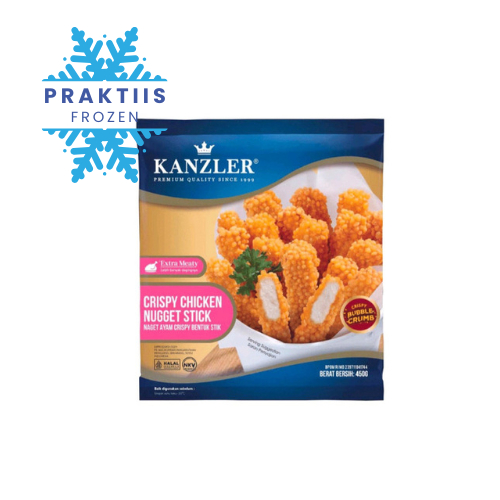 

KANZLER CRISPY NUGGET STICK 450GR / NAGET AYAM STIK / FROZEN FOOD