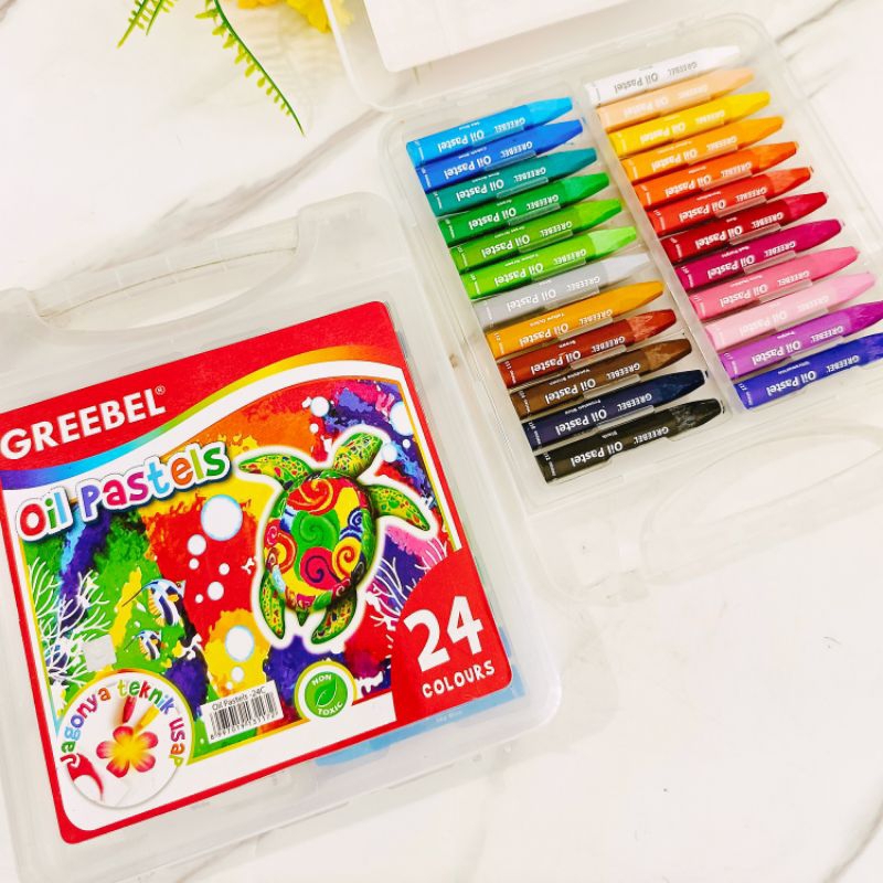

Crayon Greebel Oil Pastels 24 Colours