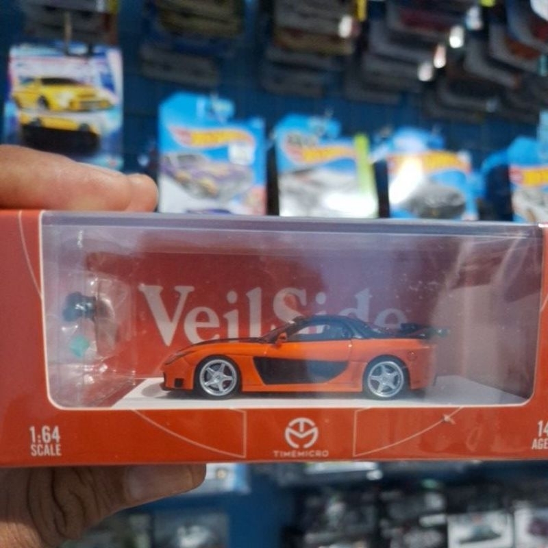 miniscale Time Micro Mazda RX7 Veilside with figure HAN