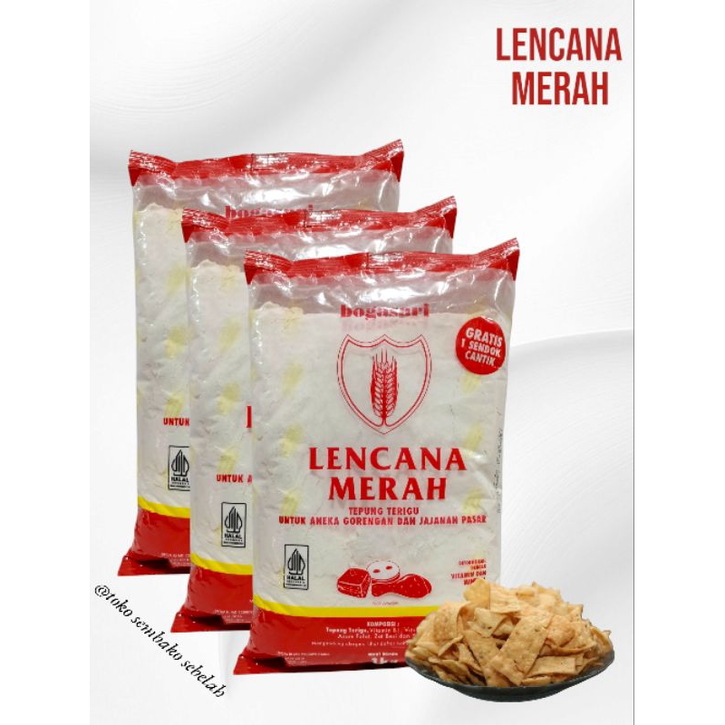 

Bogasari Lencana Merah Tepung Terigu Kemasan 1kg