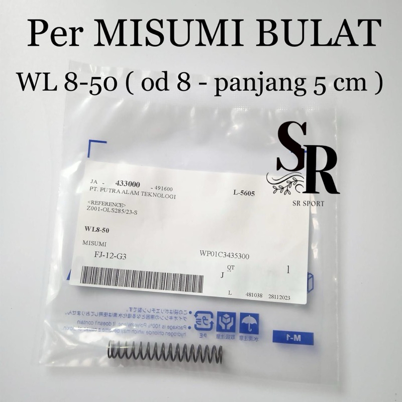 Per misumi bulat WL 8 - 50 / Per misumi original