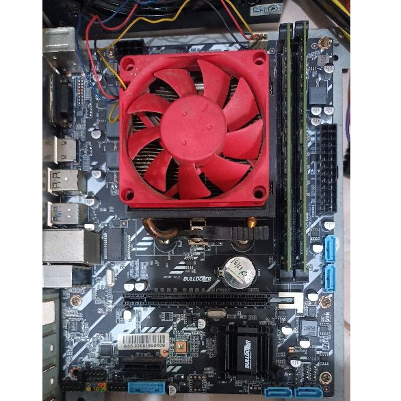 motherboard  bulldozer a88 + prosessor amd a8-7600 series + ram ddr3 8gb