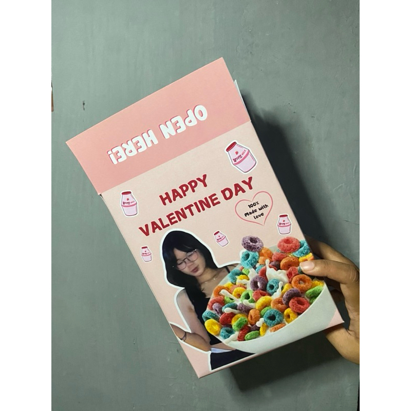 

Cereal box valentine custom