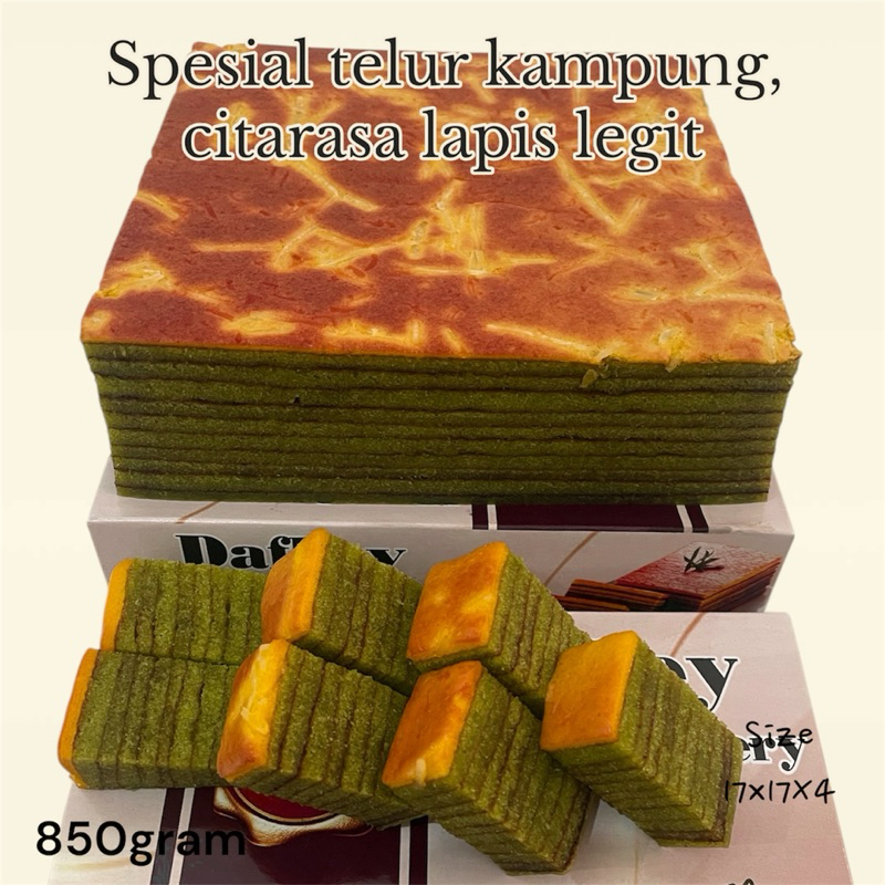 

KUE LAPIS PANDAN KEJU SPESIAL FUL KUNING TELUR KAMPUNG RASA ORIGINAL