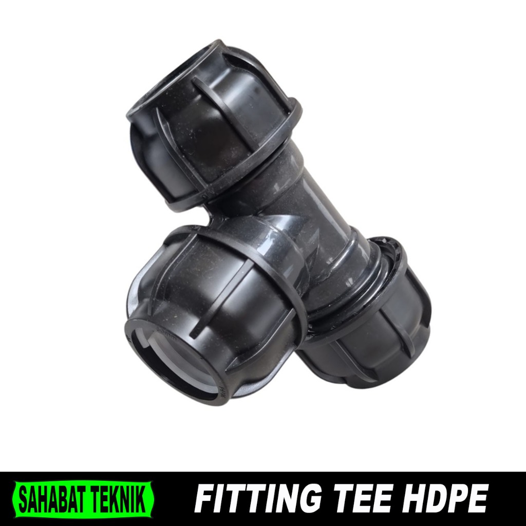 Fitting HDPE TEE 75 MM 2,5'' / Equal Tee HDPE 2,5'' 75 mm / Tee Pipa HDPE