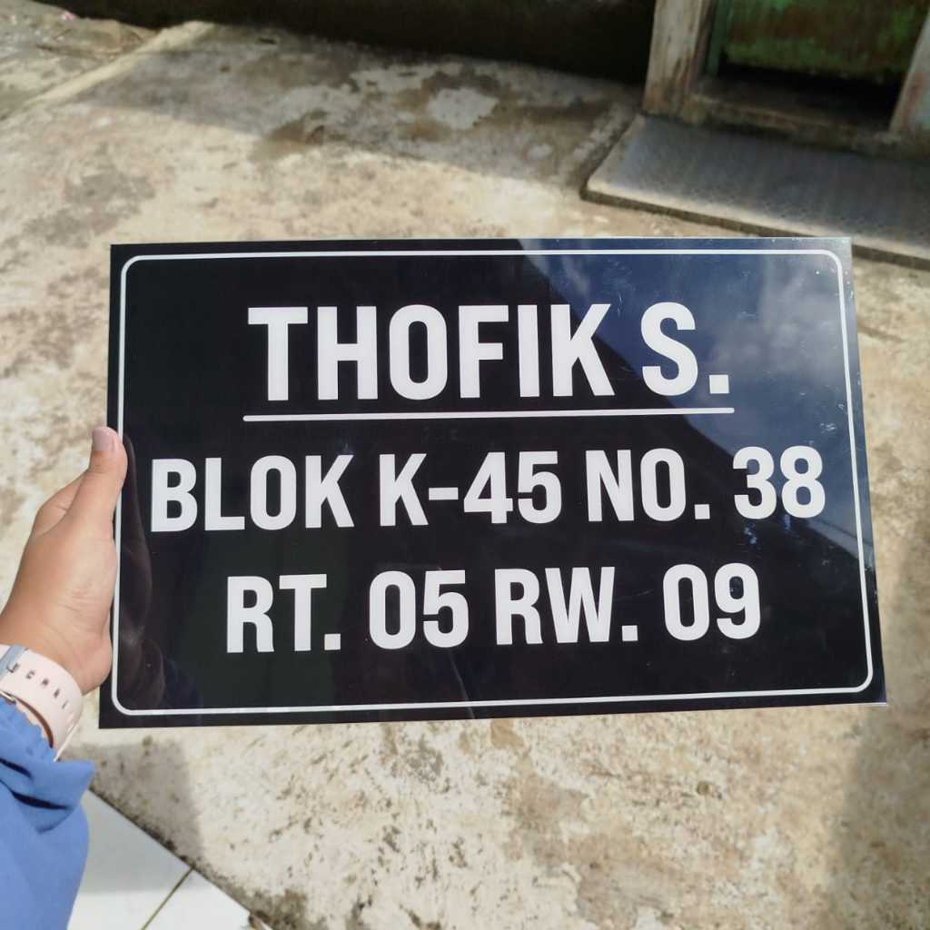 

PAPAN AKRILIK dan STIKER, PAPAN NAMA & NOMOR RUMAH, AKRILIK CUSTOM, FREE DESAIN ( A184 )
