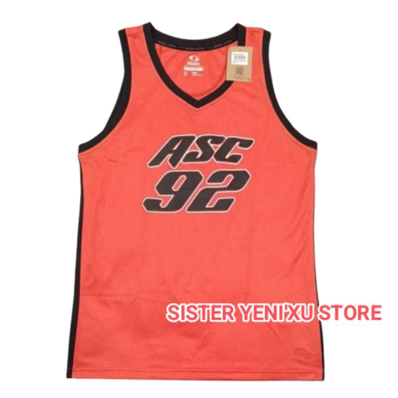 Kaos Astec Jordan Sleeveless Men Dryfit Pria RED (Size S,XL) ORIGINAL STORE 100%