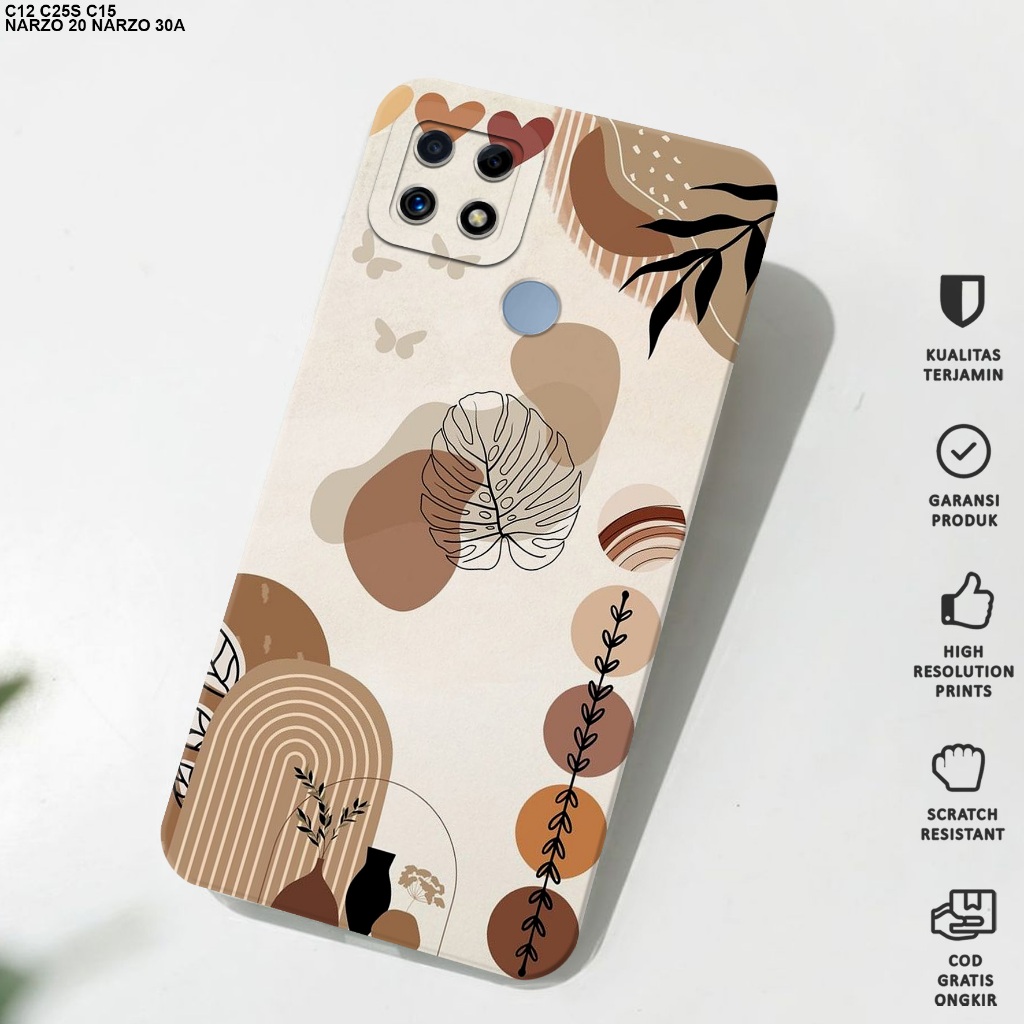 Case Realme C12 - Softcase Realme C12 - Softcase Procamera Motif Aest - Casing Hp Realme C12 - Case 