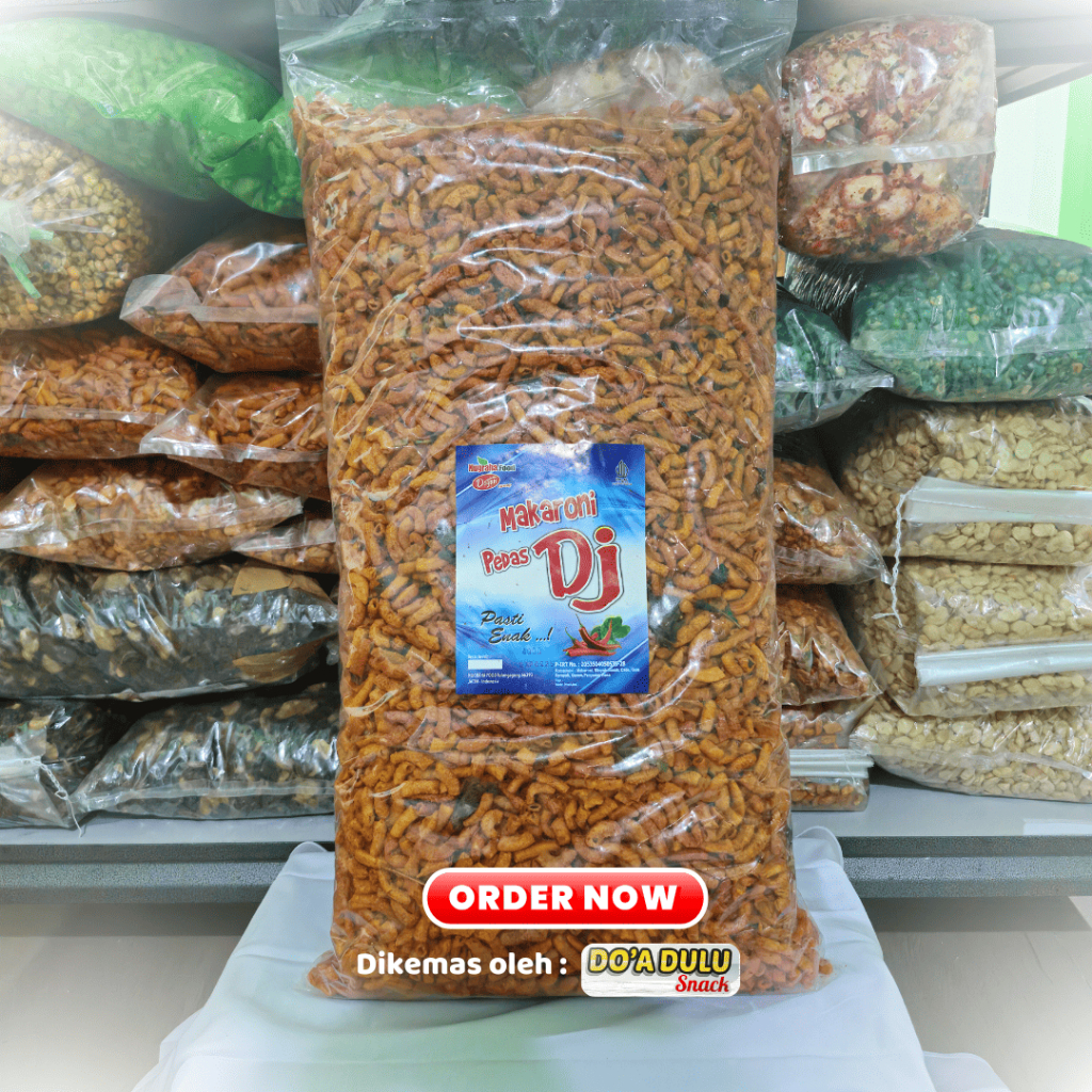 

Makaroni Pipa Dj Pedas 1kg I Murah dan Enak
