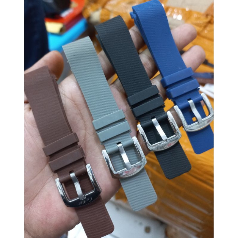 Strap Tali Jam Tangan Cartier 20mm Karet/Rubber
