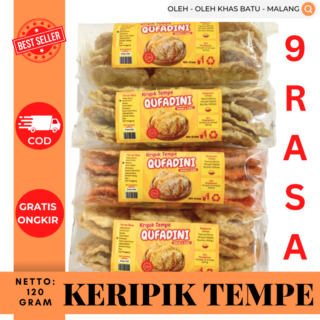 

Tempe Keripik Produksi Batu Malang Kripik Tempe Premium Snack Sehat Premium