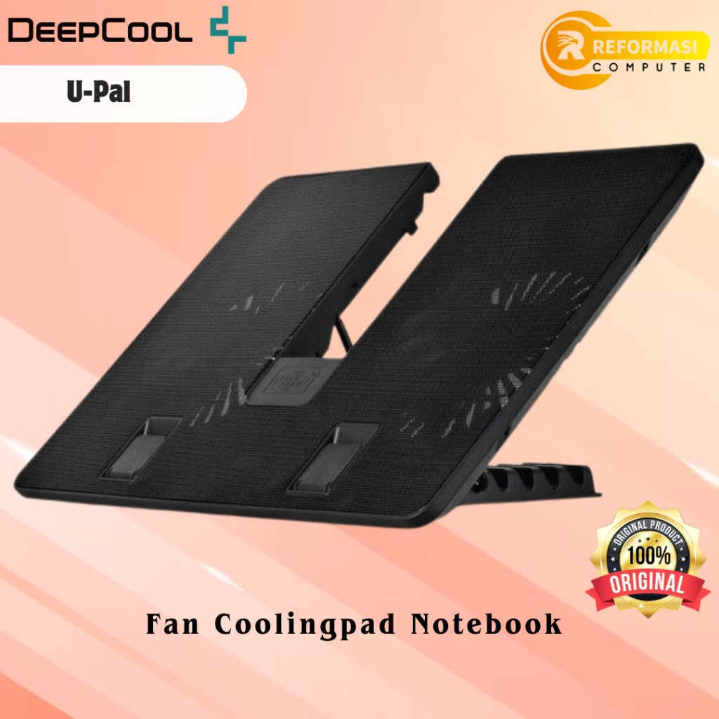 DEEPCOOL Fan Deep Cool U-Pal / Upal Cooling Pad Fan Coolingpad Notebook Deepcool